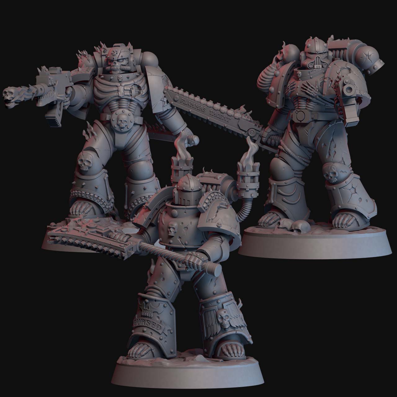 Damned Legionnaires Death Squad (3 Models)