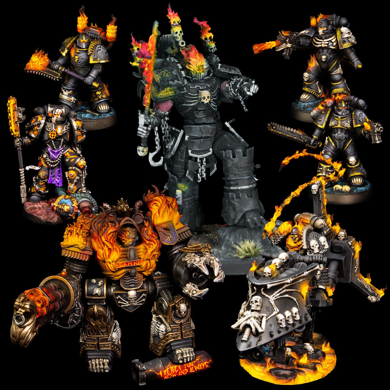The Damned Legion Strike Force (7 Models)