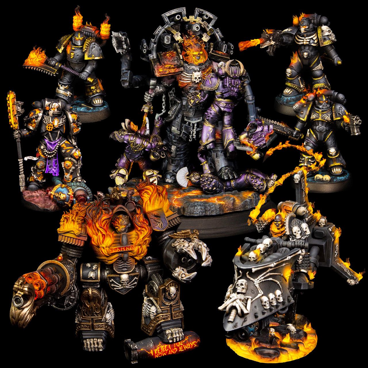 The Damned Legion Strike Force (7 Models)