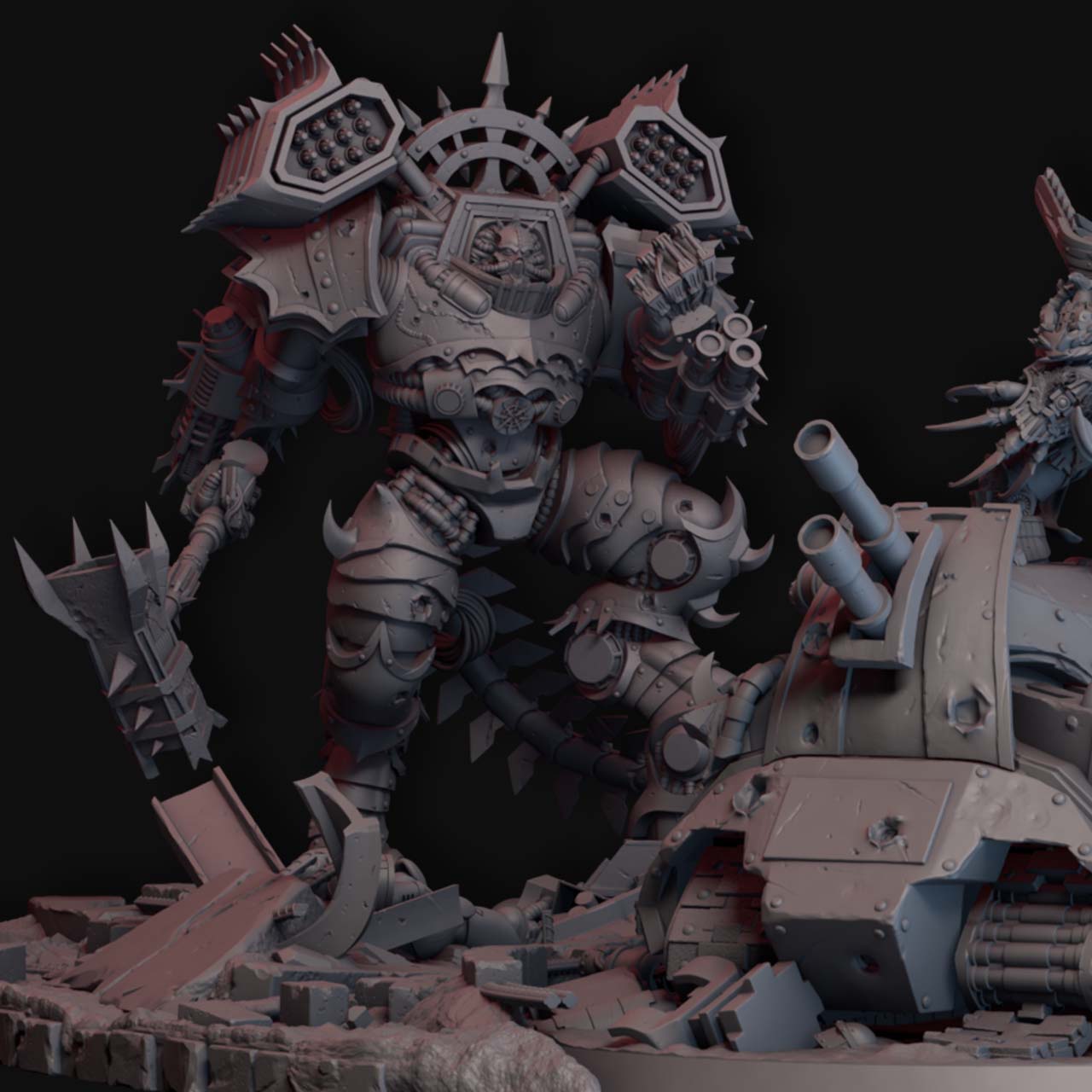 The Praetorian vs Peter Turbo Epic Showdown Diorama (LIMITED TIME ONLY)