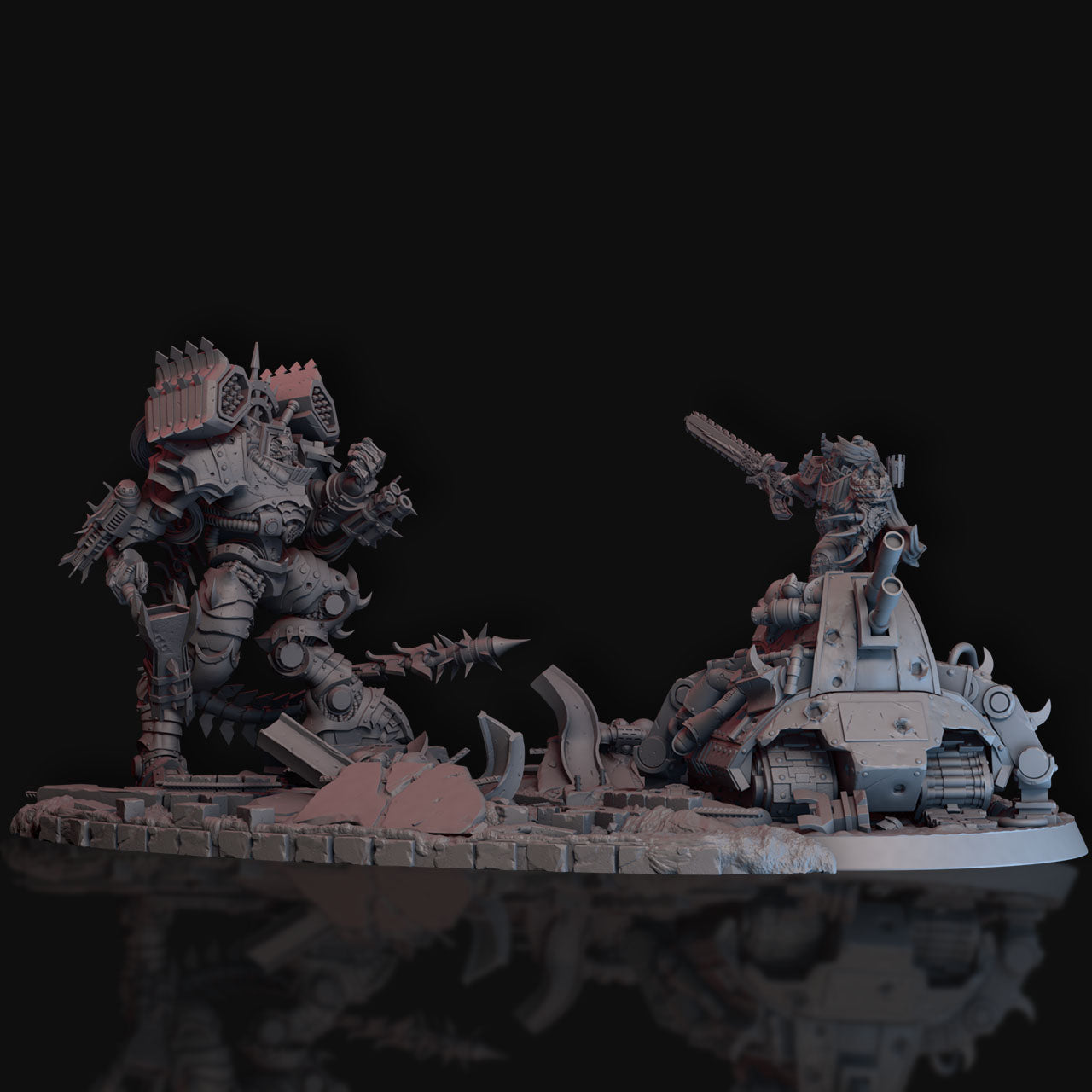 The Praetorian vs Peter Turbo Epic Showdown Diorama (LIMITED TIME ONLY)