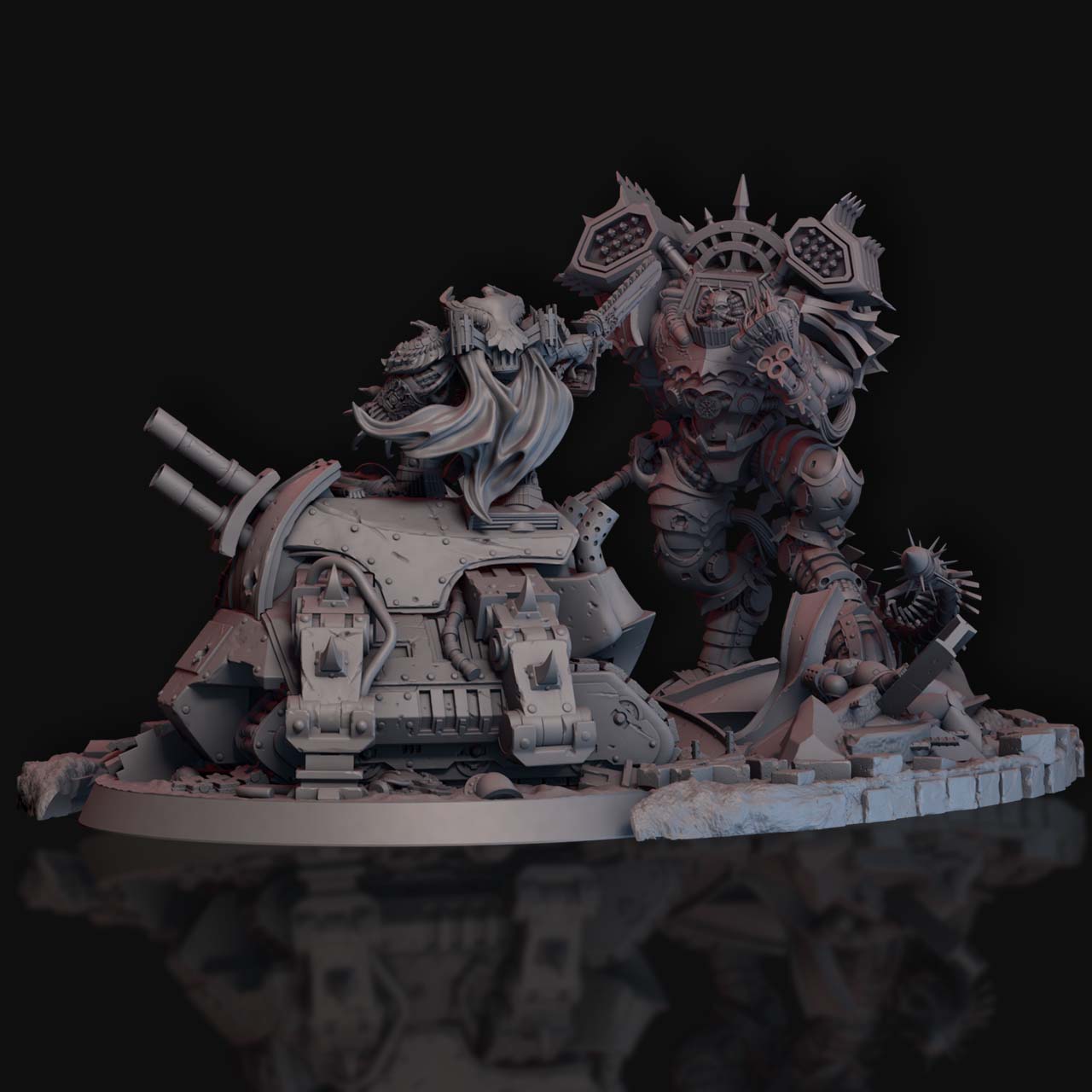 The Praetorian vs Peter Turbo Epic Showdown Diorama (LIMITED TIME ONLY)