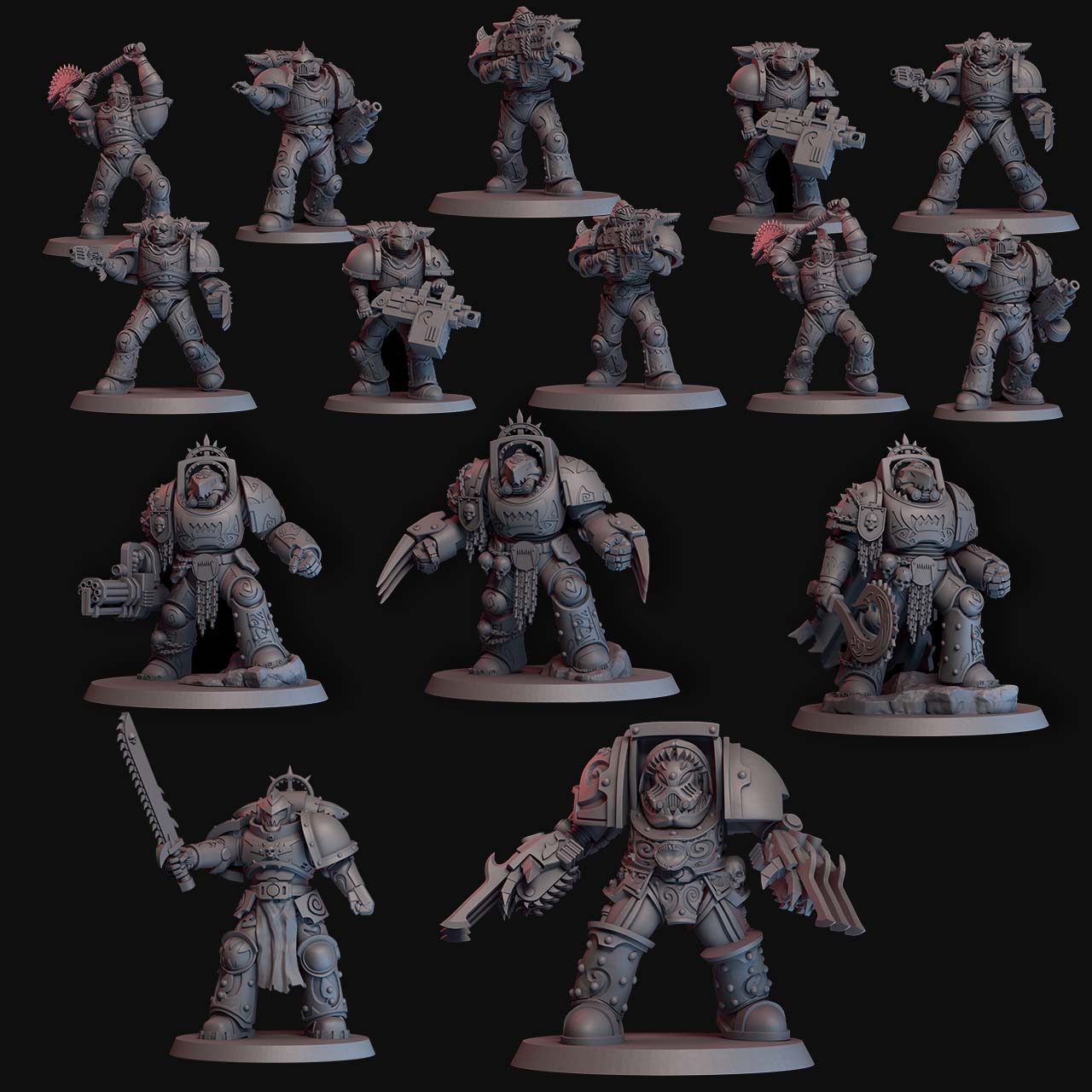 Galactic Shark War Box (15 Models + Upgrade Pack)