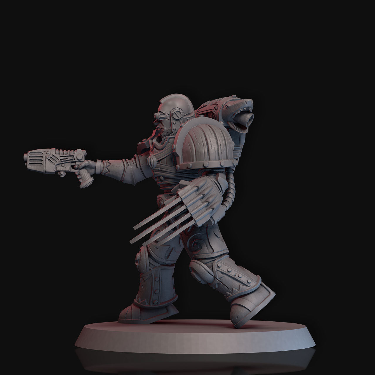 Galactic Shark Pistol and Claw Marine