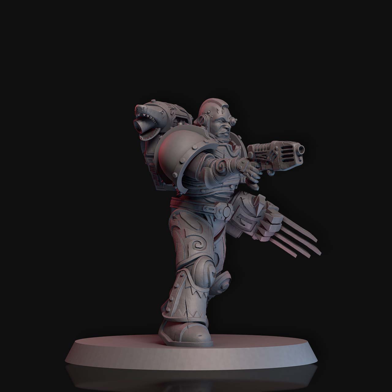 Galactic Shark Pistol and Claw Marine