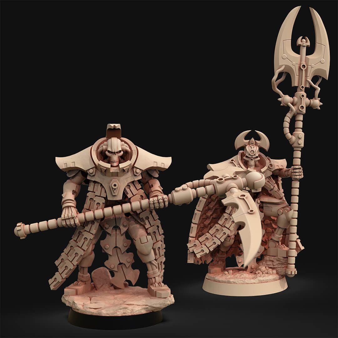 Nemesis Overlord & His Big Lich Guardian (2 Models) - Major Mini's