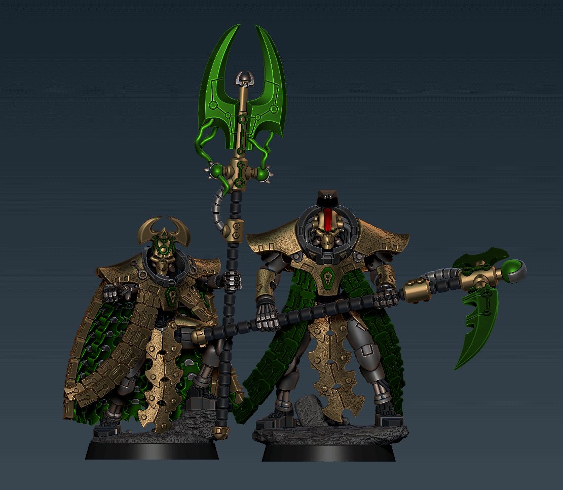 Nemesis Overlord & His Big Lich Guardian (2 Models) - Major Mini's