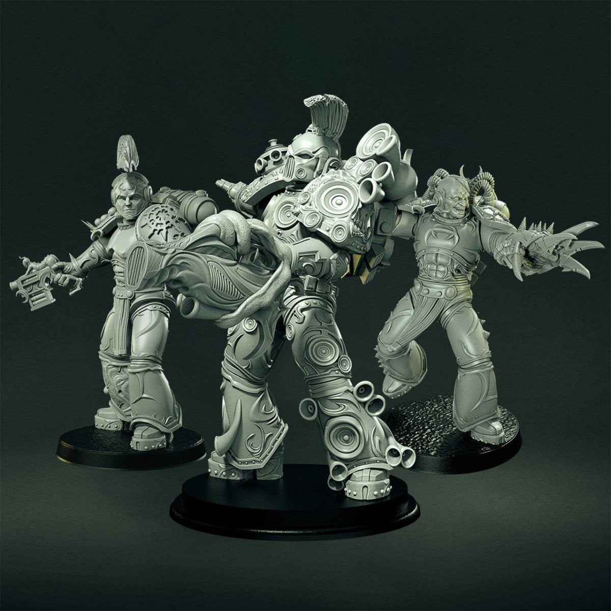 Sluz Marine Squad (3 Models) - Major Mini's