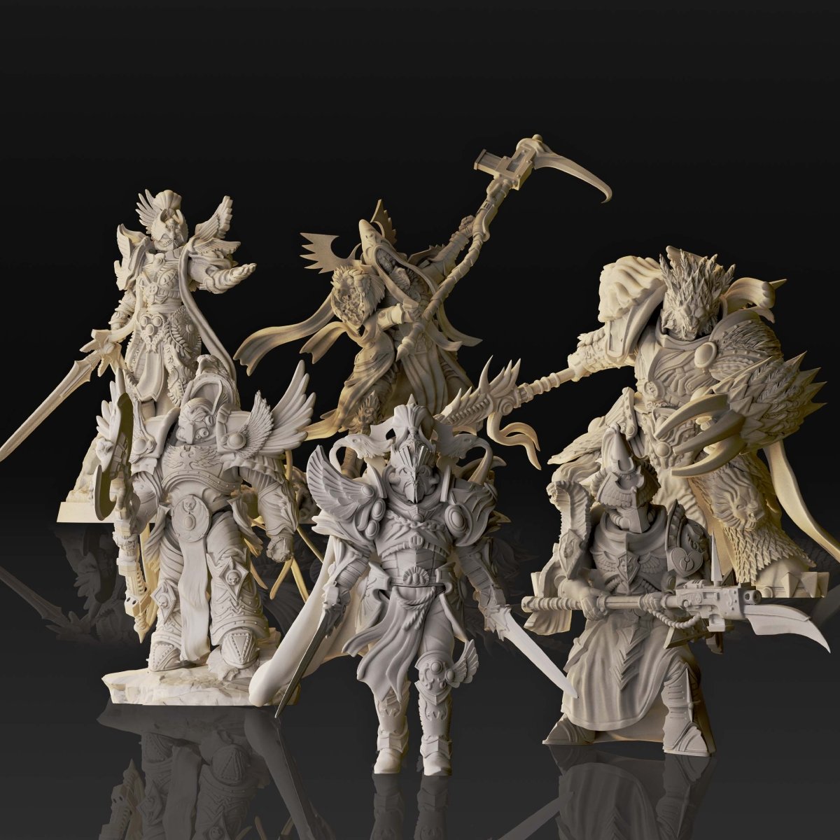 The Golden Guardians Bundle ( 6 Models) - Major Mini's