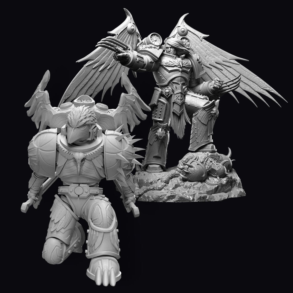 The Traitor Hunter & The Wraith (2 Models) - Major Mini's