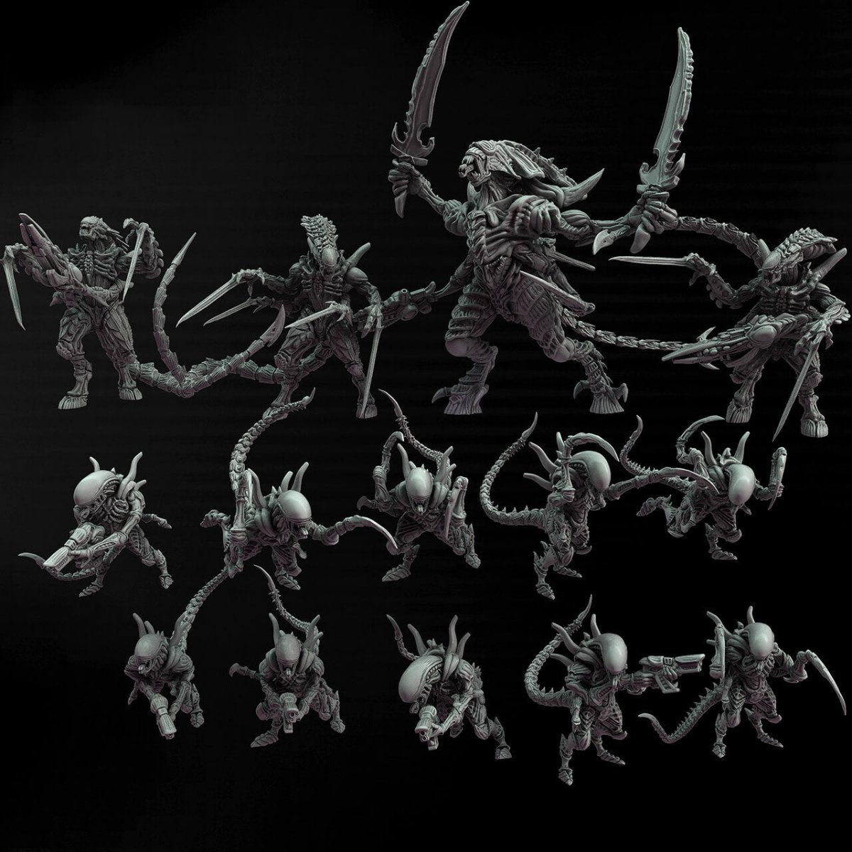 Xenonid Terror Swarm (29 Models) - Major Mini's