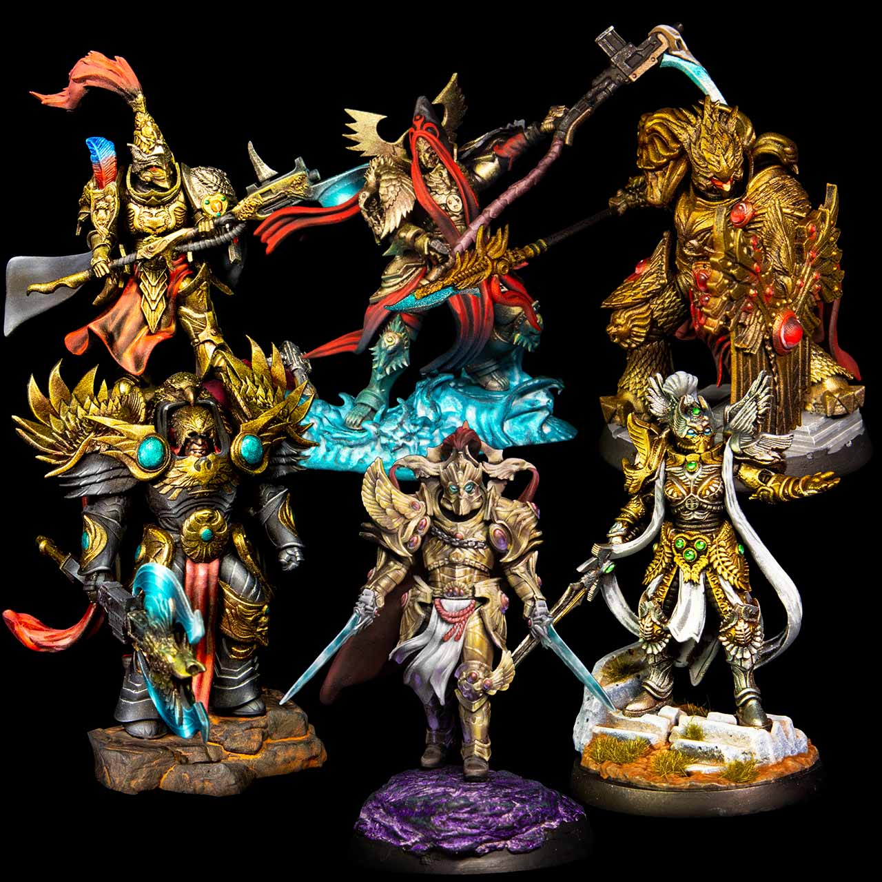 The Golden Guardians Bundle (6 Models)