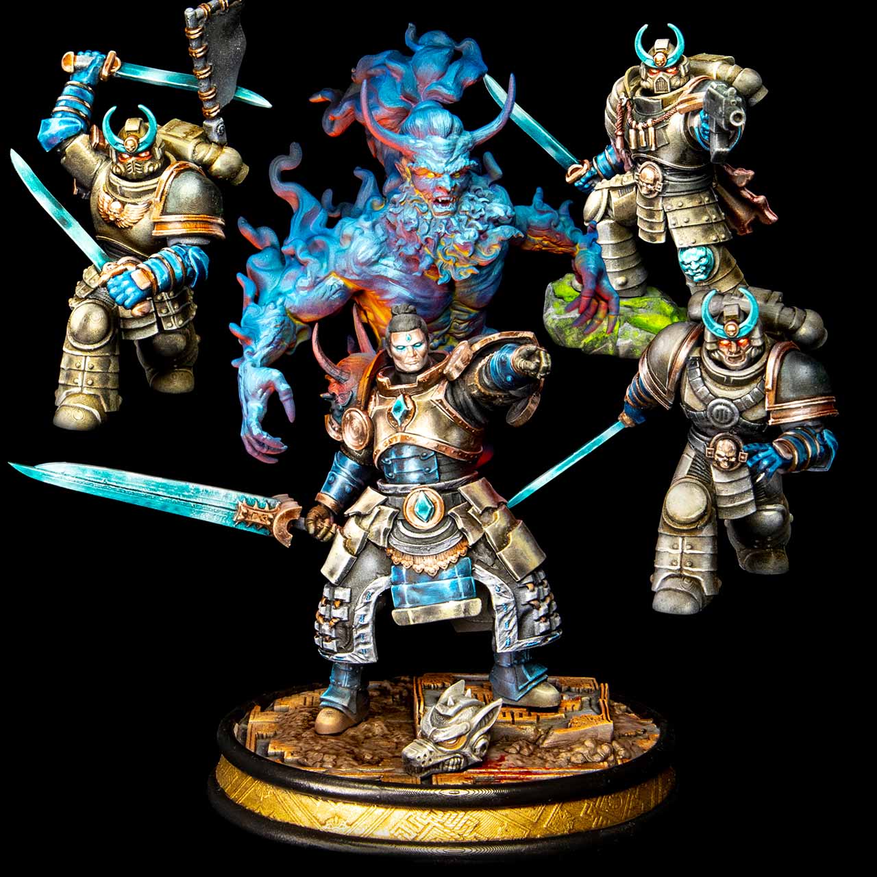 The Lost Son and Samurai Marines Bundle (4 Models - Tabletop Scale)