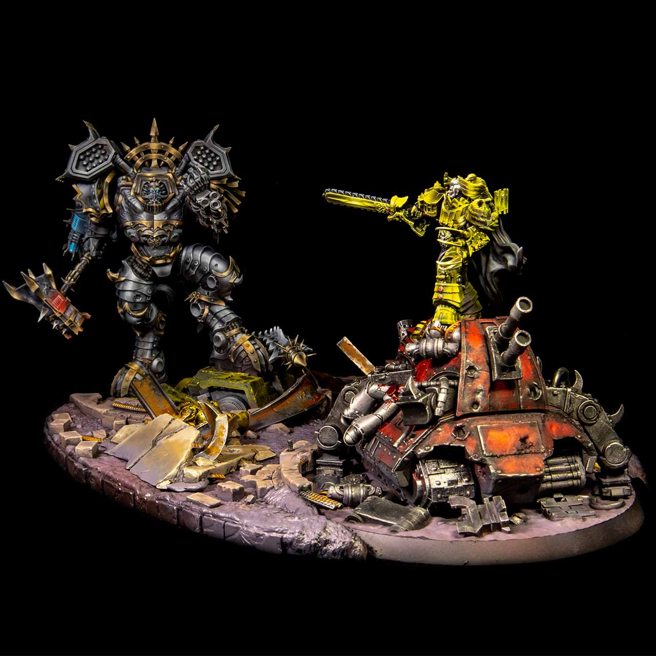 The Praetorian vs Peter Turbo Epic Showdown Diorama (LIMITED TIME ONLY)