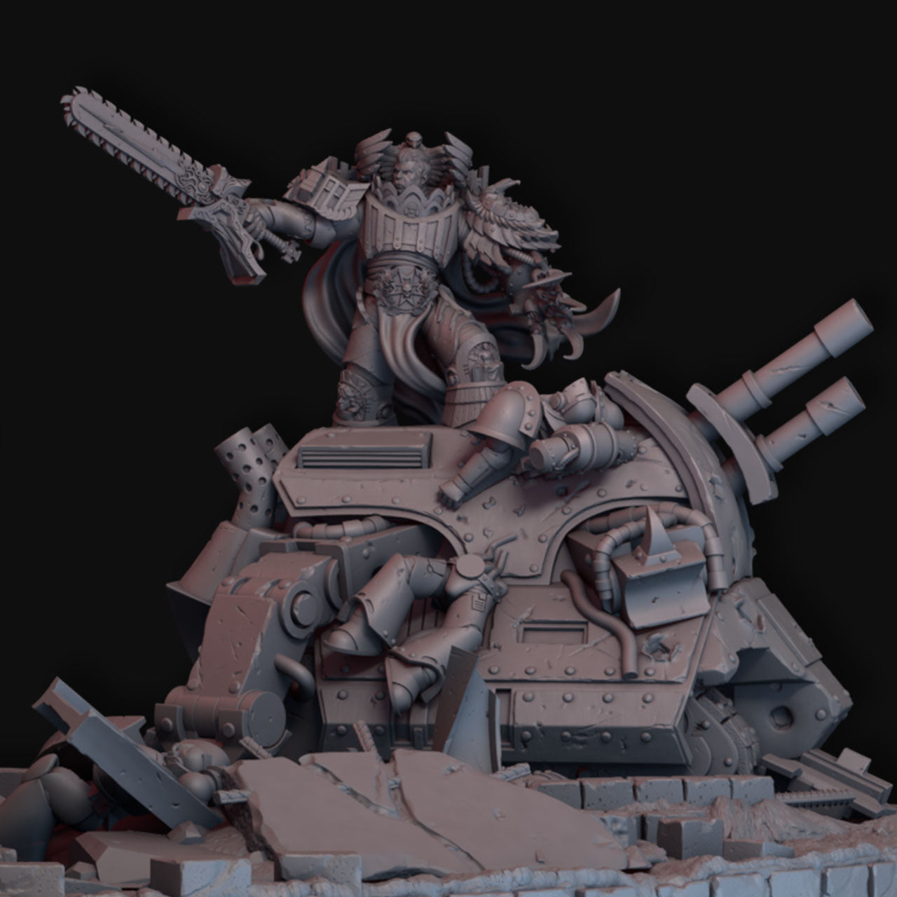 The Praetorian vs Peter Turbo Epic Showdown Diorama (LIMITED TIME ONLY)