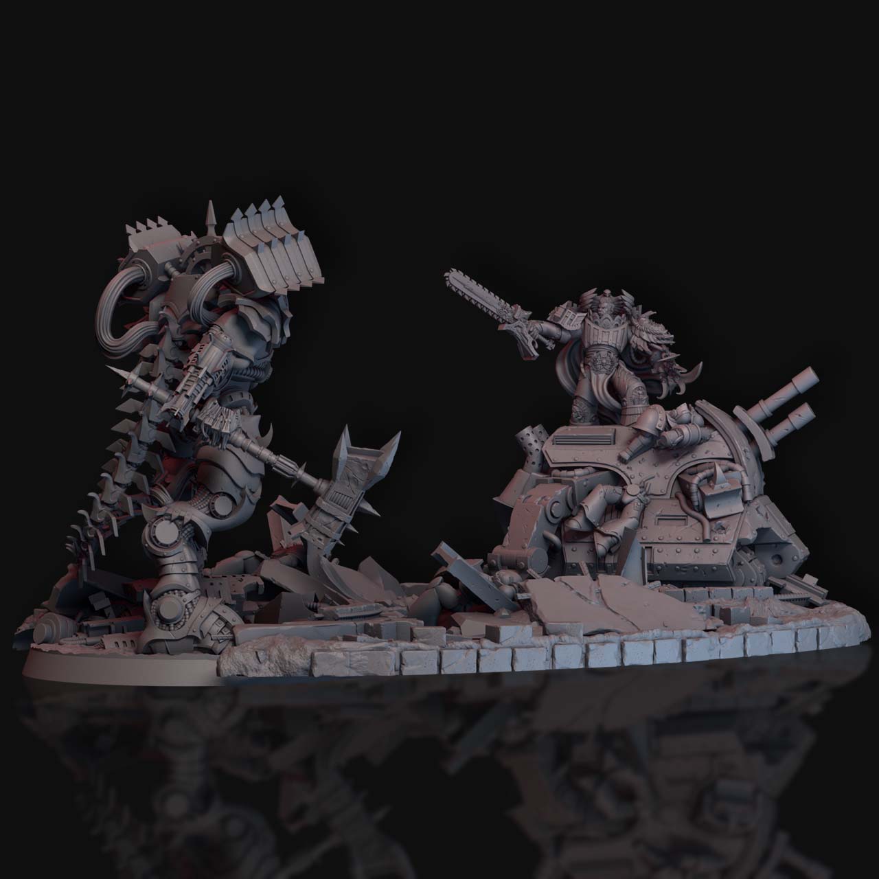 The Praetorian vs Peter Turbo Epic Showdown Diorama (LIMITED TIME ONLY)