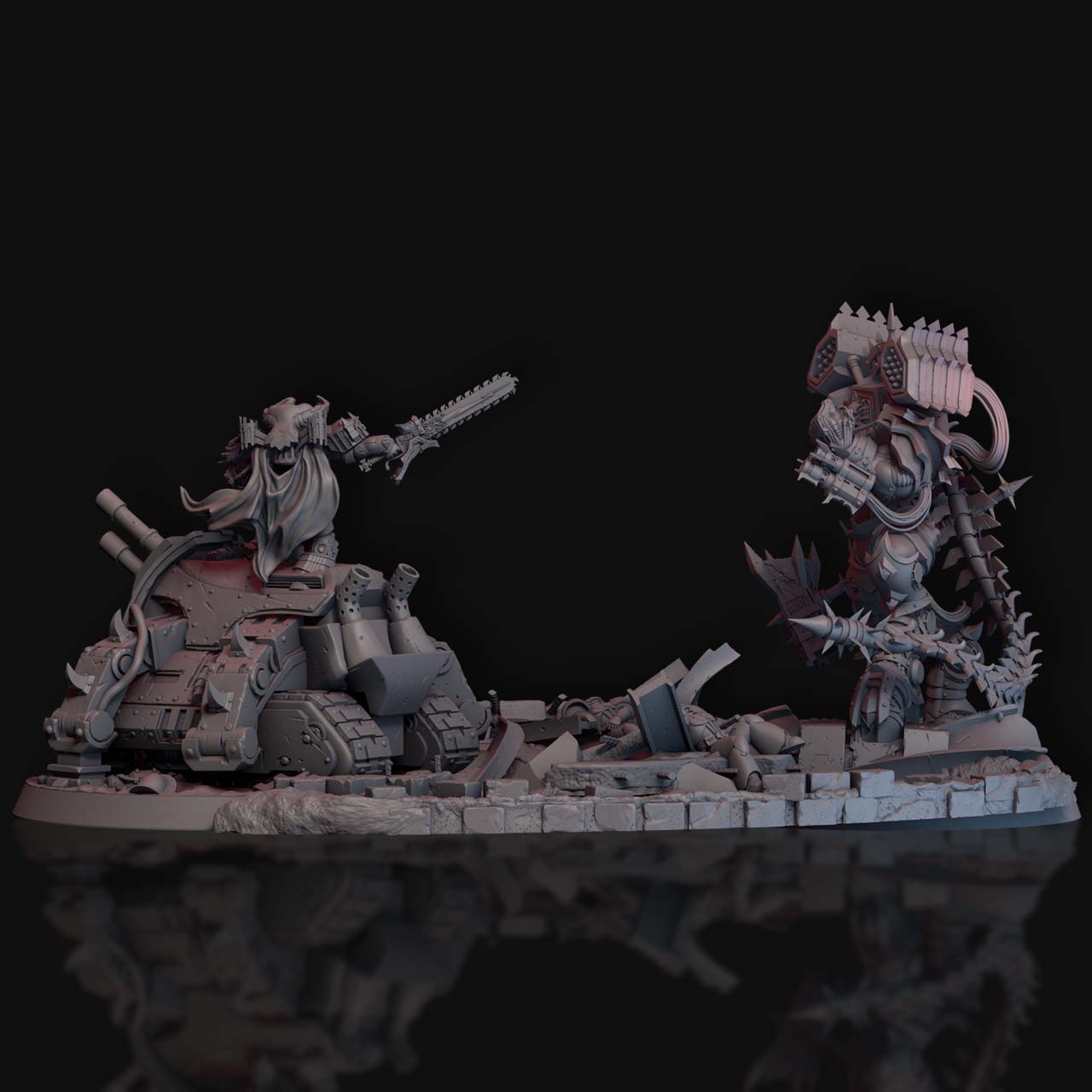 The Praetorian vs Peter Turbo Epic Showdown Diorama (LIMITED TIME ONLY)