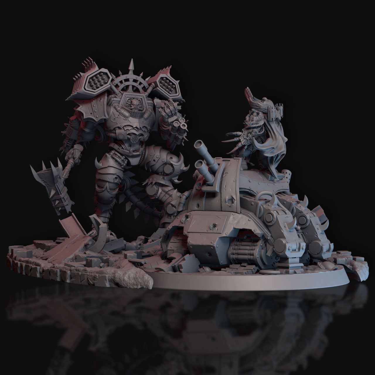 The Praetorian vs Peter Turbo Epic Showdown Diorama (LIMITED TIME ONLY)