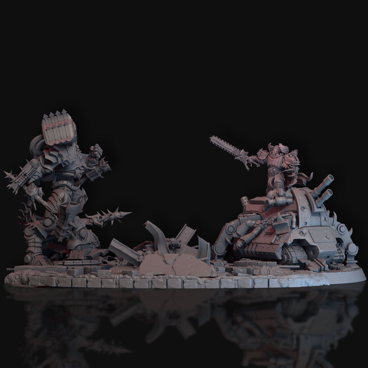 The Praetorian vs Peter Turbo Epic Showdown Diorama (LIMITED TIME ONLY)