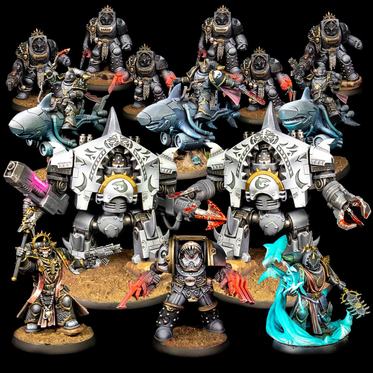 Galactic Shark Obliteration Squad (13 Models)