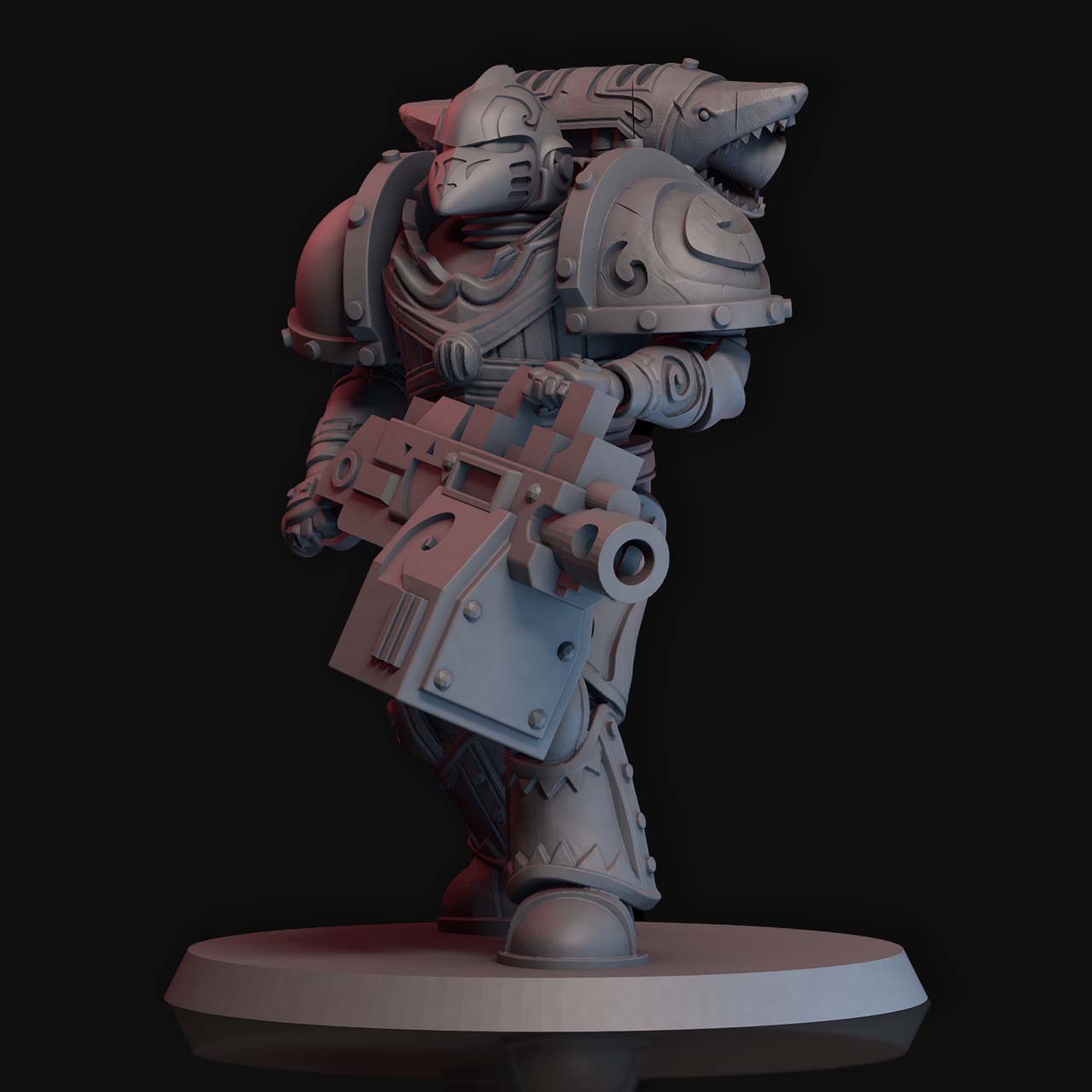 Galactic Shark Heavy-Firepower Marine