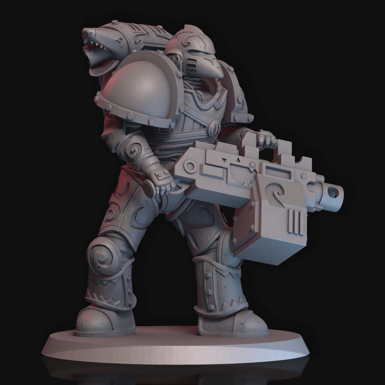 Galactic Shark Heavy-Firepower Marine