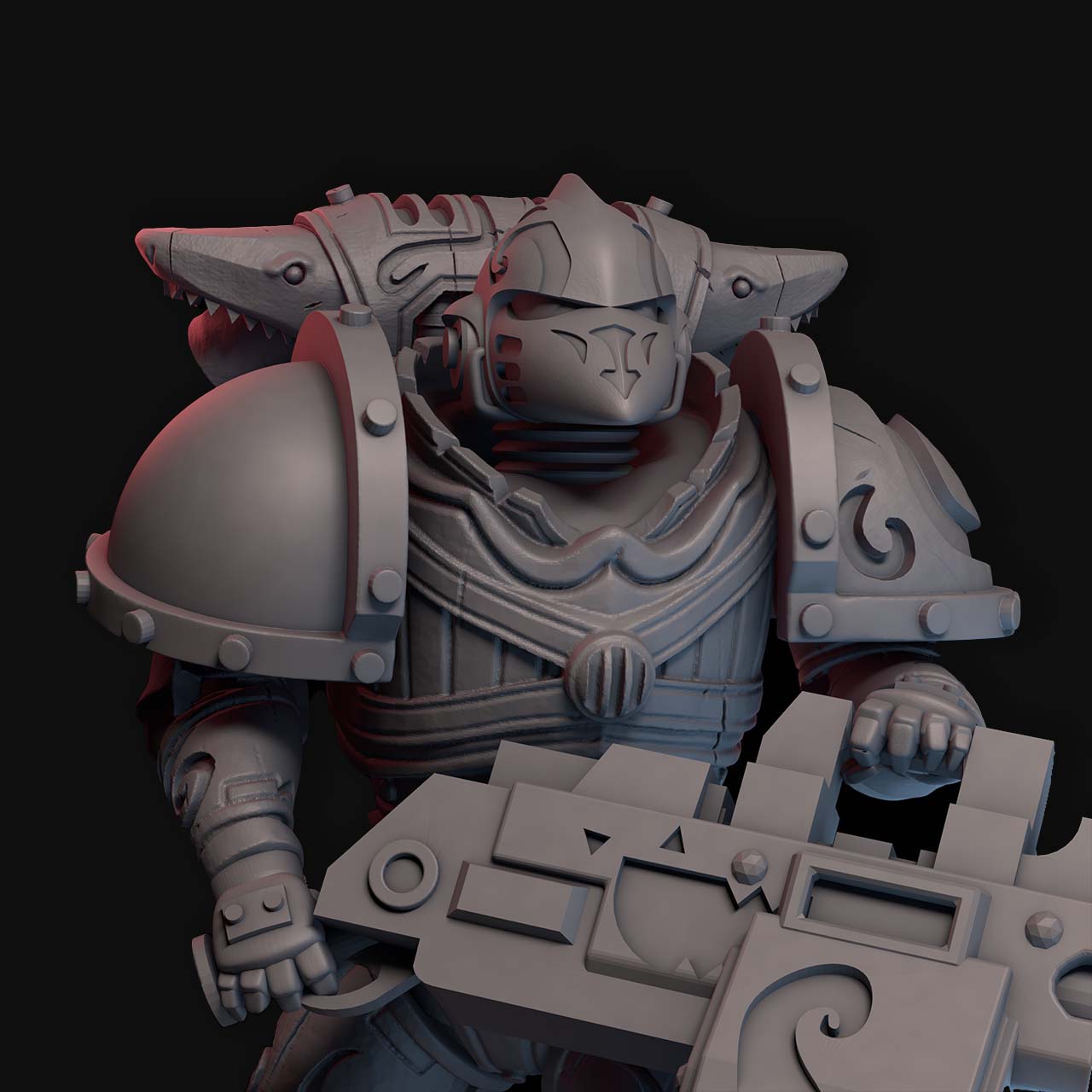 Galactic Shark Heavy-Firepower Marine