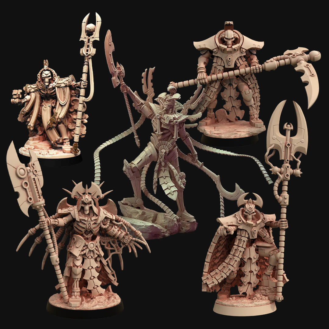 Undead Space Egyptian Bundle (5 Models) - Major Mini's
