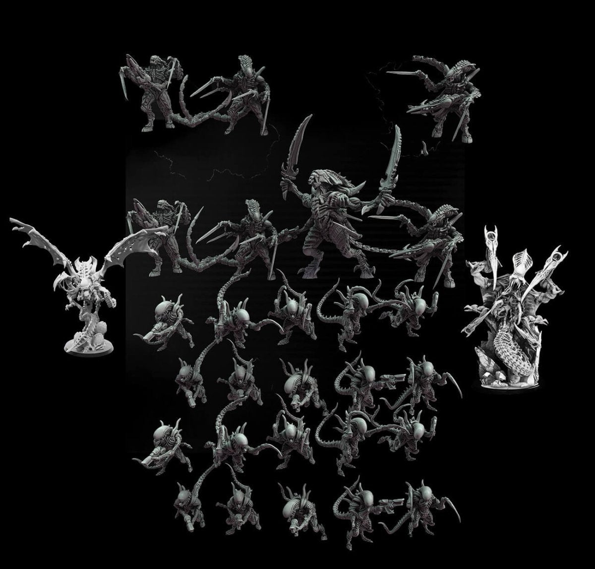 Xenonid Terror Swarm (29 Models) - Major Mini's