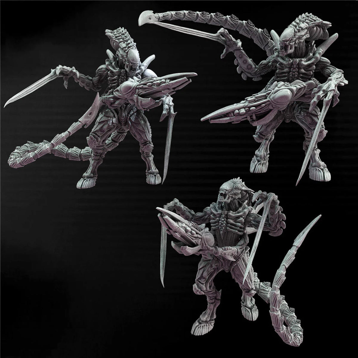 Xenonid Warriors (3 Models) - Major Mini's